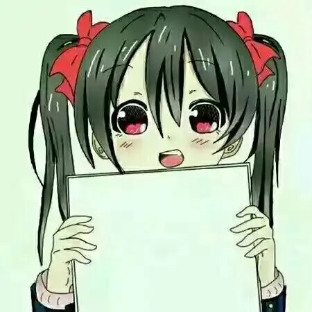 二次元动漫插图素材举牌照