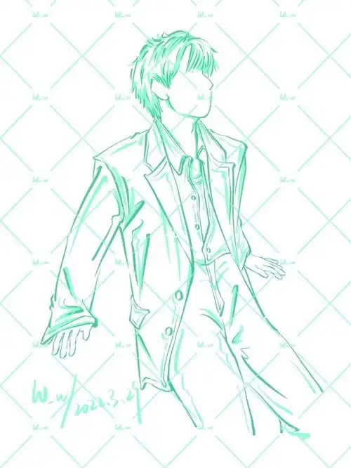 tfboys王源61线稿画成这样会有人看吗