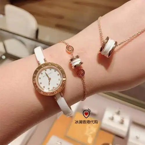 一折宝格丽手链18k玫瑰金