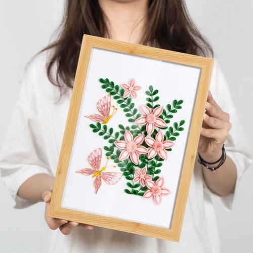 幼儿园折纸衍纸画手工成品立体手工diy材料包小学生创意礼品装饰