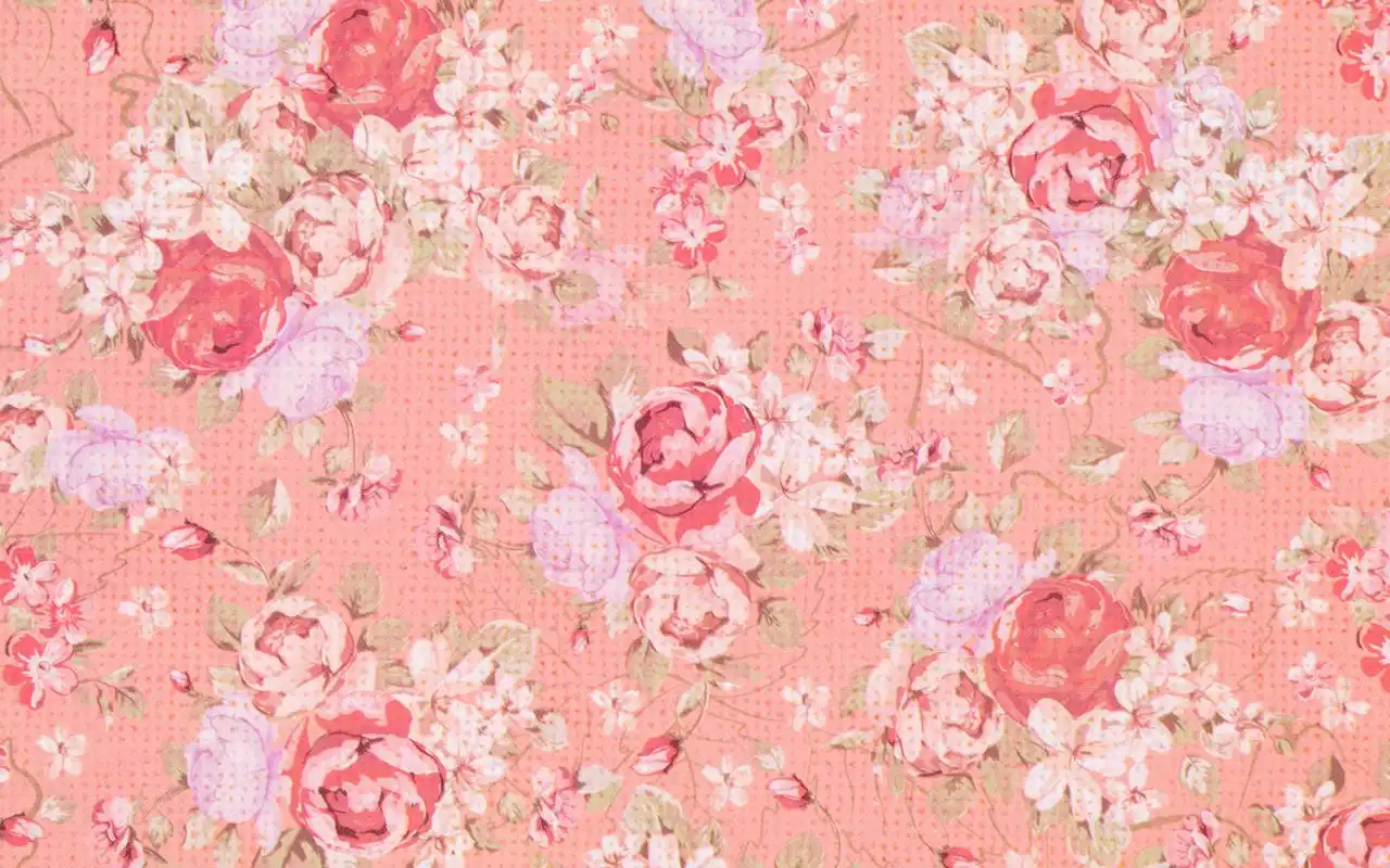 小清新碎花背景图片桌面壁纸