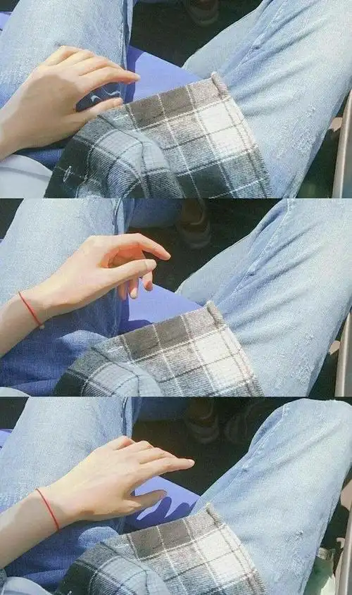 有很多的手控壁纸配上了自己的身体部位,看起来也是