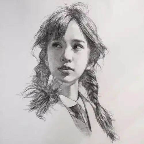 素描头像临摹高清大图