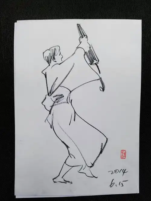 阿杜手绘速写肖像画大师速写艺术阿杜手绘速写练习作品,有临摹有写生