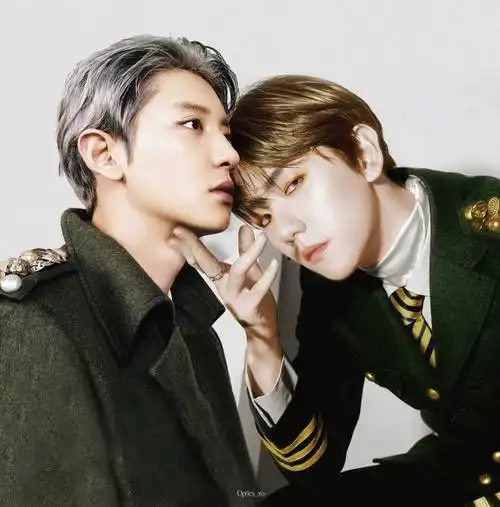 朴灿烈# #边伯贤# #exo# 灿白