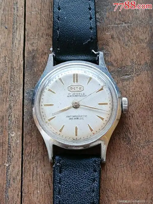 瑞士乐都古董表布纹盘面