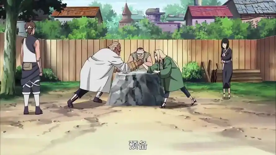 火影忍者:纲手雷影比试掰手腕,取胜后的姿势让观众大饱眼福