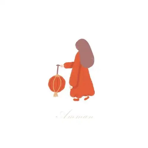 插画┃提灯笼的少女