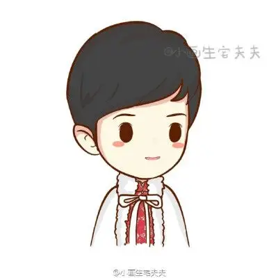 【简笔画教程】张艺兴 q 版二月红简笔画#张艺兴# #张艺兴二月红# 老