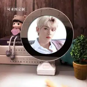 exo边伯贤solo专辑周边海报prive镜子相框创意生日礼物可定制照片
