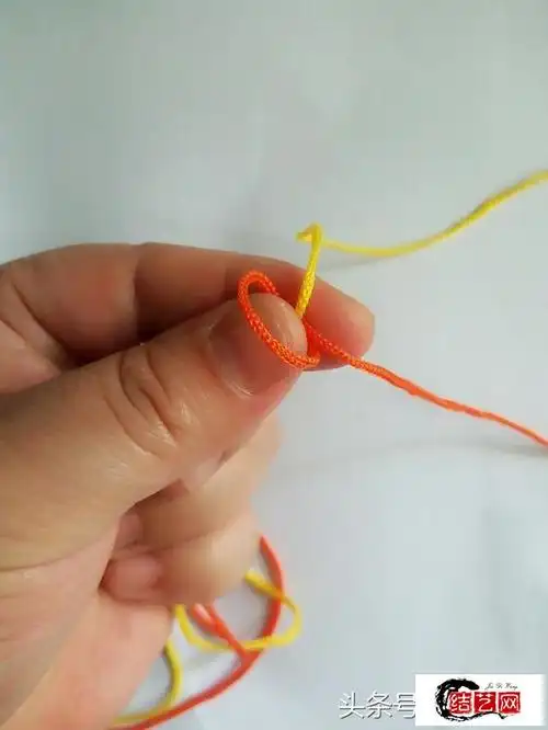 双色金刚结手链编法-测试栏目1-编法图解-中国结艺网