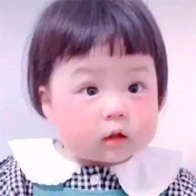 嘟嘴小女孩头像超萌可爱儿童头像超萌女孩嘟嘴