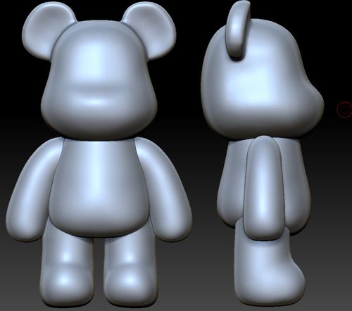 stl obj   四轴雕刻图  小熊暴力熊1已售11￥1折后价￥1淘宝新品3d