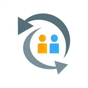 交换图标矢量隔离白色背景为您的网页和移动应用程序设计交换标志概念