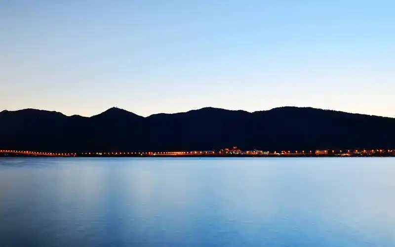 滇池暮色壁纸图片-风景壁纸 - 壁纸家