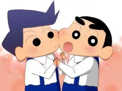 蜡笔小新中风间彻简笔画