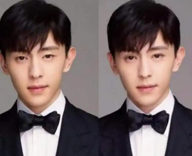 看到这样的帅哥,你还想去割双眼皮吗?不行我们来个对比图