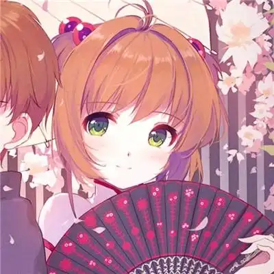 2019最新情头专用双人动漫 左顾右盼不自然的暗自喜欢,情侣头像图片