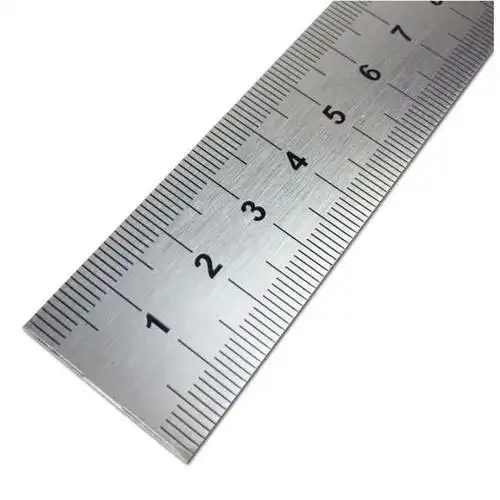 金属刻度尺 测量直尺 尺子 非标定制耐酸碱,耐腐蚀 -华诺激光