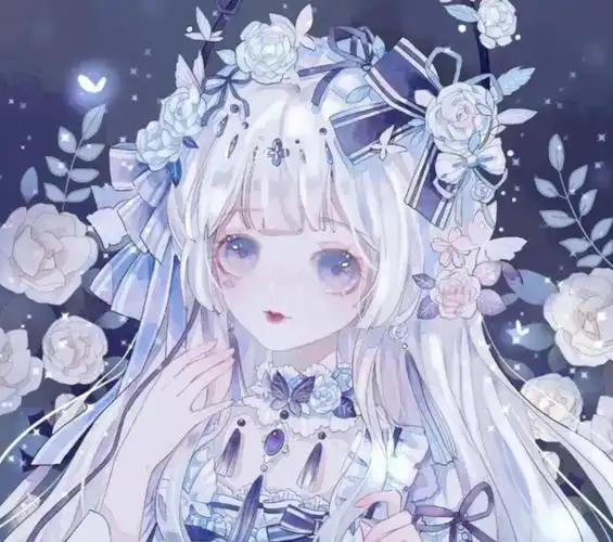 ins蓝色系女生头像动漫【仙气女生动漫头像】