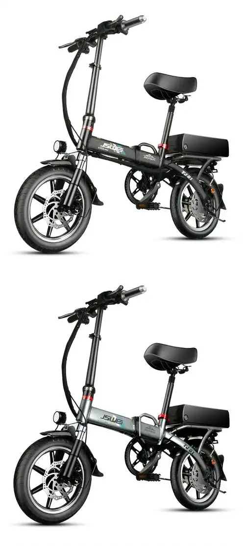 电动车超轻便携小型新国标锂电池电瓶自行车飞鸽银光灰前后大油刹30ah