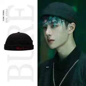 bure avenue帽子王一博同款无檐地痞帽春夏新款地主帽雅痞流氓帽