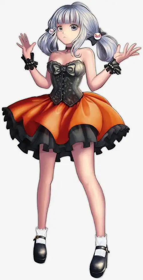 立绘动漫礼服红裙女孩素材免费下载_觅元素