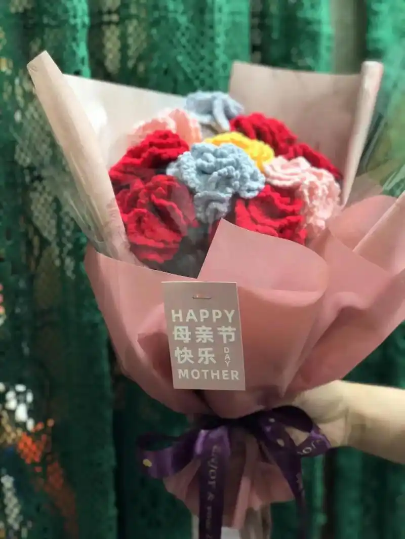 手工花花 送给我的妈妈 #母亲节快乐 - 抖音