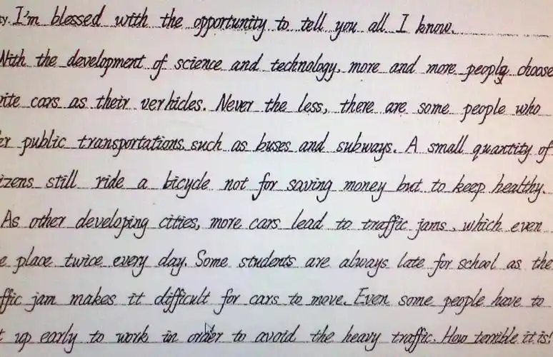 英语怎么写字体看上去漂亮.最好附图.