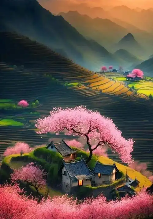 中国最美世外桃源图每一张都是人间仙境