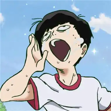 呆呆的宅男卡通男生头像