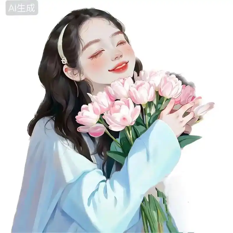 手绘女生头像,多巴胺女孩头像,甜美女头,唯美治愈系女生版头像 - 抖音