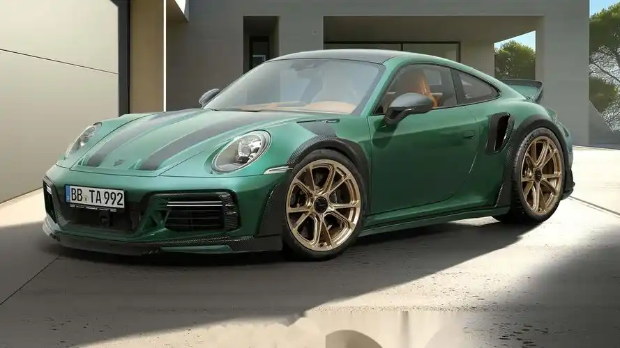 保时捷知名改装品牌techart改了一辆保时捷911 turbo s 911本来