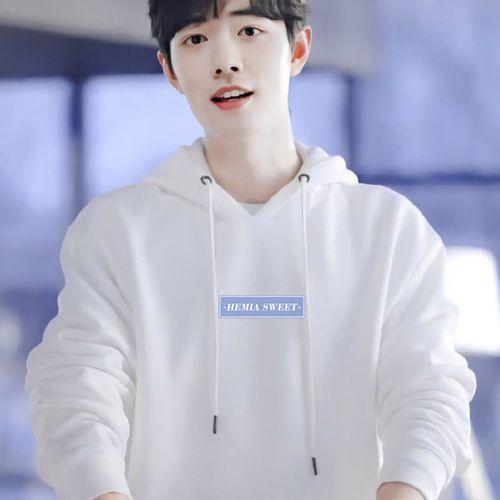 肖战同款卫女装2022新款明星白色连帽衫男衣服卫衣