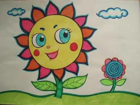 少儿美术–一二三年级美术简笔画美术简笔画蘑菇