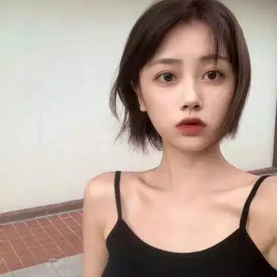 好看的短头发女生头像真人清纯美丽的女生个性头像图片