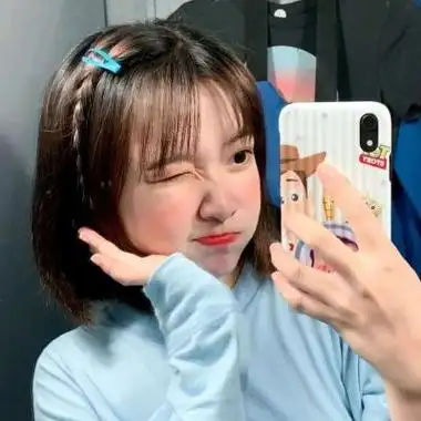 可爱的女生真人头像手机控