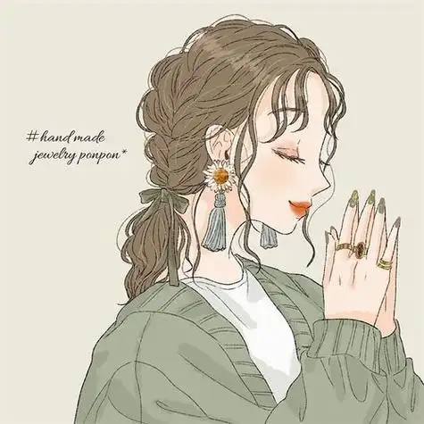 森系唯美插画女生头像 女生头像图片大全 -【爱个性】