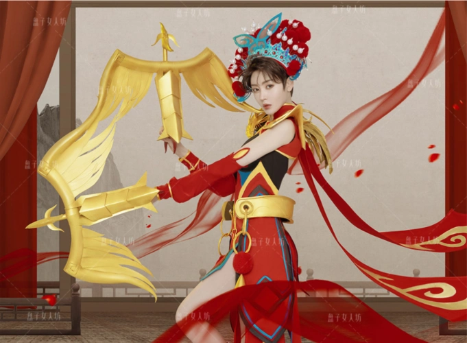 看演员张天爱化身王者荣耀貂蝉