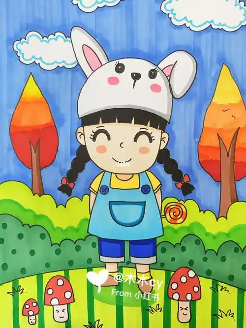 儿童画人 儿童画人物简单又好看