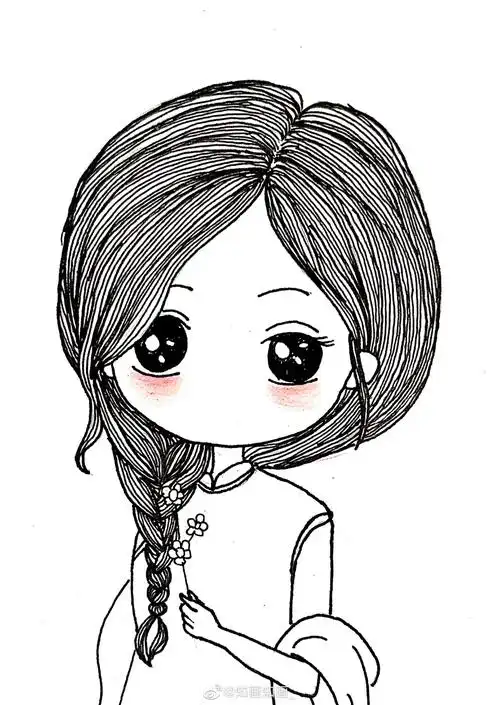 长发飘飘小女孩合集 @知画知画_ 篇二