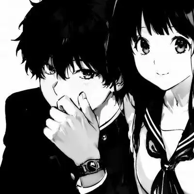 ins动漫情头想送你个超级可爱的礼物可是快递员不让我钻箱子里