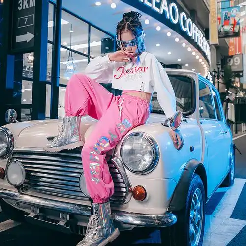 女童演出潮服女孩时髦爵士舞服装儿童嘻哈街舞套装少儿jazz秋冬酷