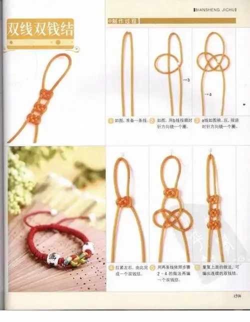 夏天来了,手链编起来,分享手链编织教程