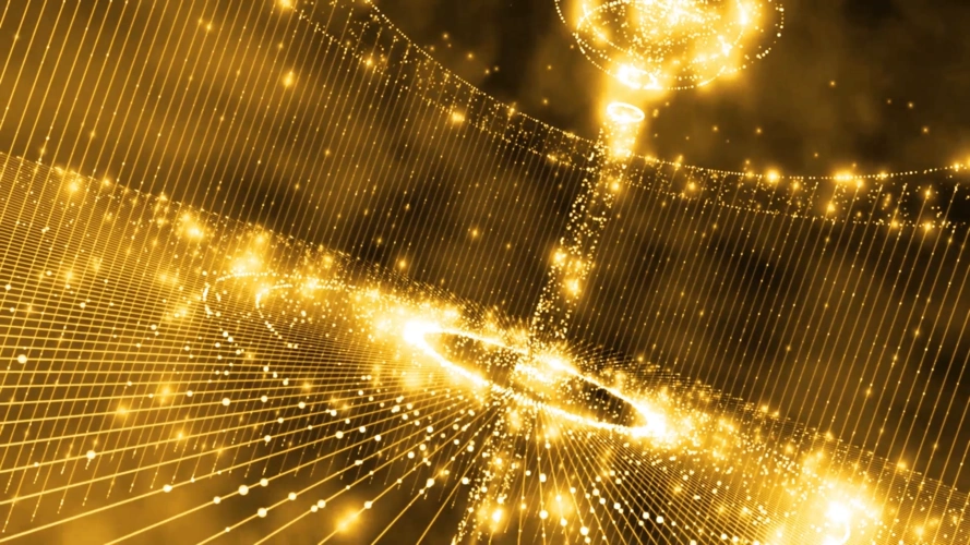 舞台背景-高端金色大气颁奖典礼舞台背景视频素材