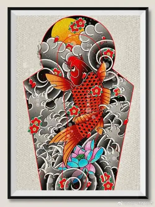 今日纹身图案分享    花臂花腿纹身    #纹身分享