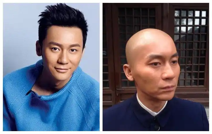 原创检验颜值看光头,连胡歌都不敢尝试,有人帅成白月光有人丑似卤蛋