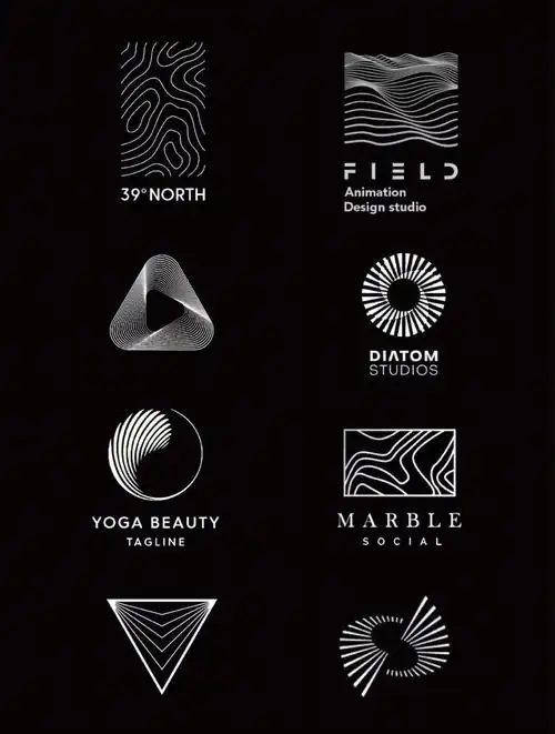 logo设计创意线条的梦幻表现