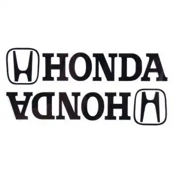 适用于摩托车车标贴纸honda本田车标logo字母贴装饰反光贴花防水 16*