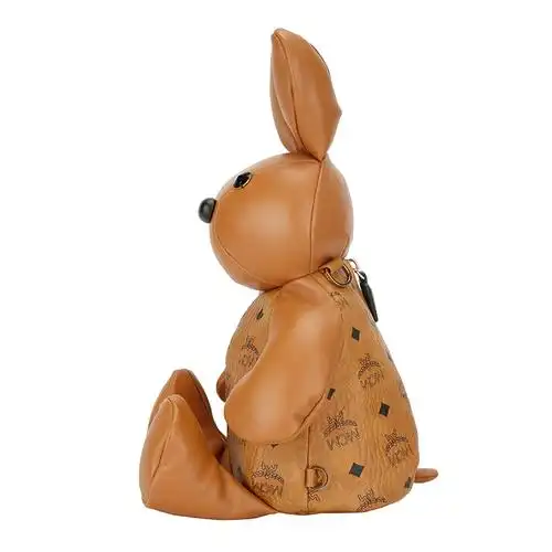 mcm/mcm 女士棕色小兔子系列visetos双肩包 myz8axl17cognac